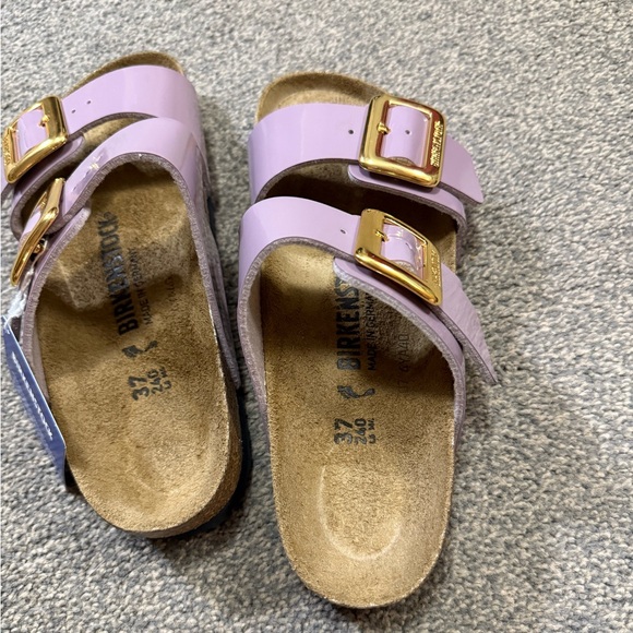 NWT Birkenstock Sydney Luxe Buckle in Purple size 7/ 37 - Picture 3 of 7